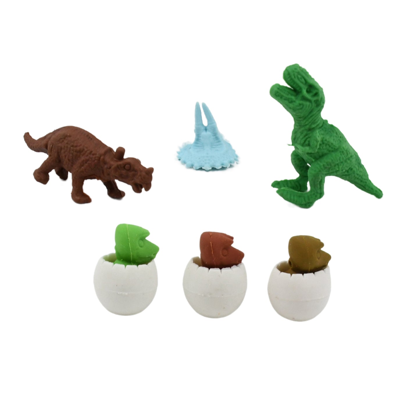 Dinosaur Shaped Erasers Egg Shape Eraser For Kids Dinosaur Erasers Puzzle 3d Eraser Mini Eraser Dinosaur Toys Desk Pets For Students Classroom Prizes Class Rewards Party Favors (5 Pcs Set) - Happy Price - Image 4