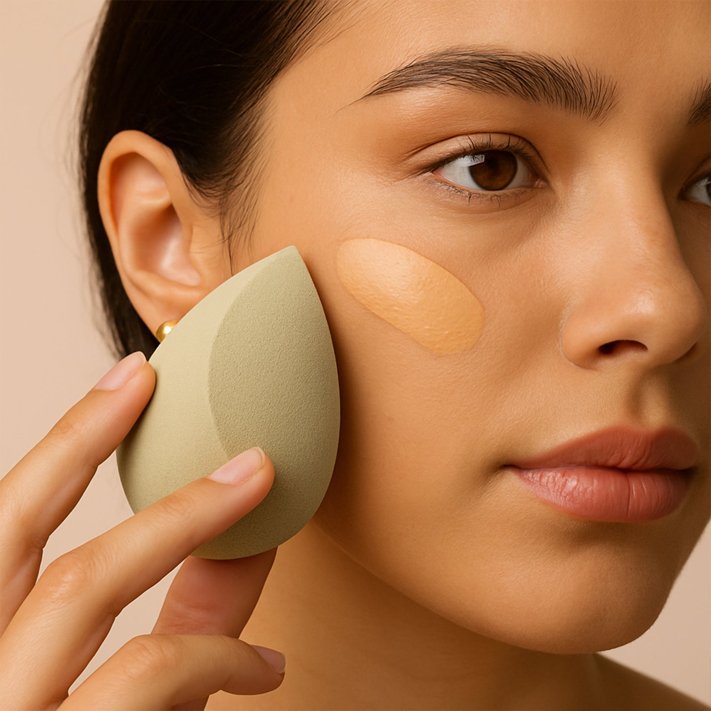 Multicolor Makeup Blending Sponge - 1 Pc for Flawless Foundation Application - Happy Price - Image 9