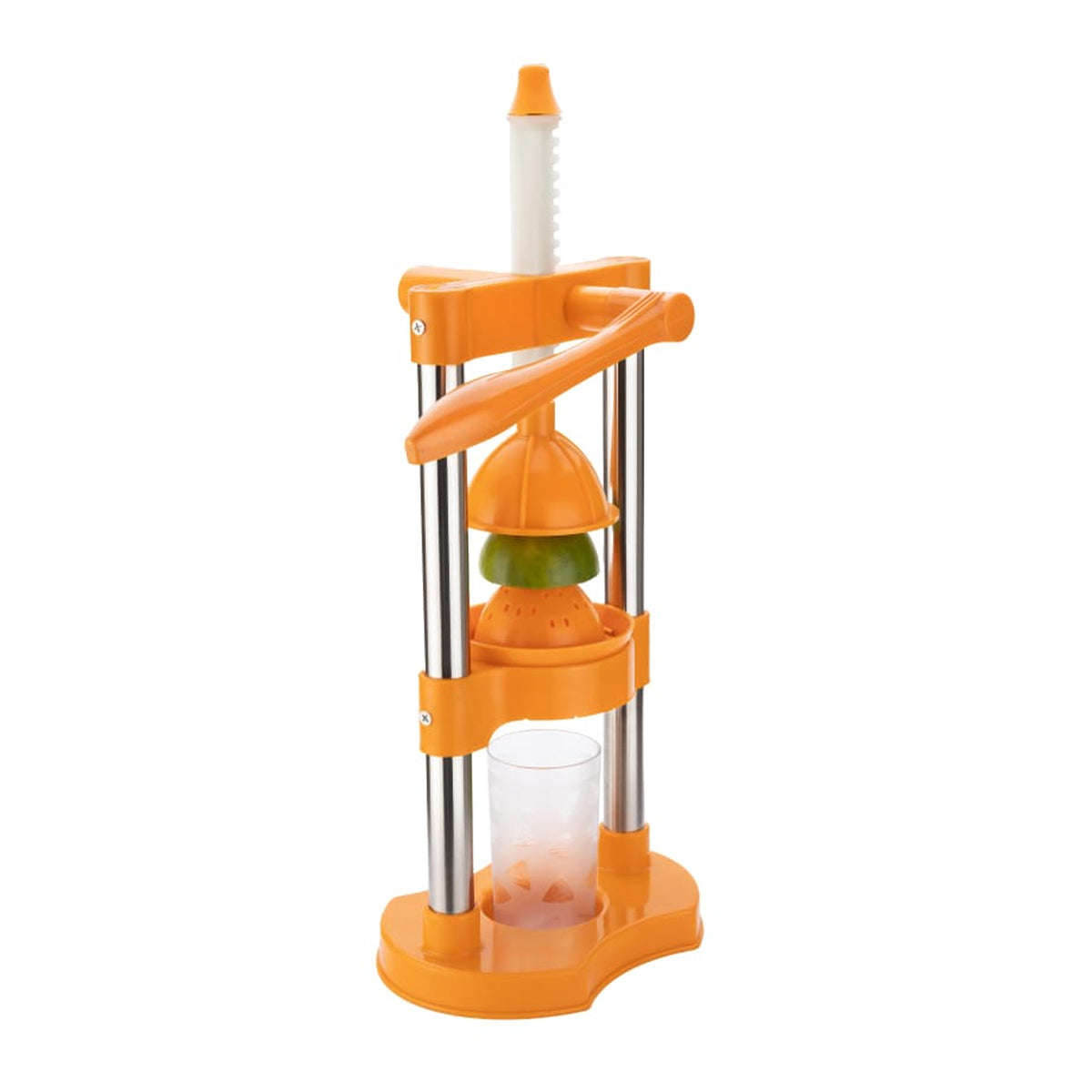 Hand Pressure Juicer Manual Cold Press Juice Machine Instant Make Juice Squeezer Fruits Juicer Juice Maker Orange Juice Extractor For Fruits Vegetables Orange - Happy Price - Image 2