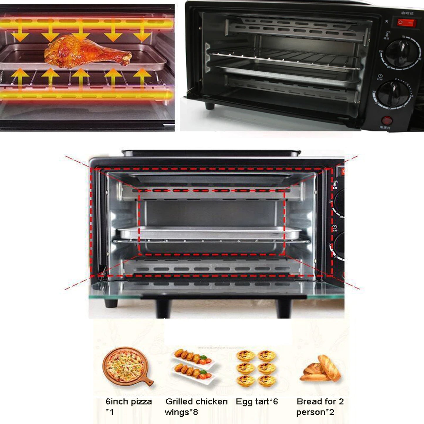3-in-1 Compact Breakfast Station: Toaster, Grill & Coffee Maker - Great Price - Image 5