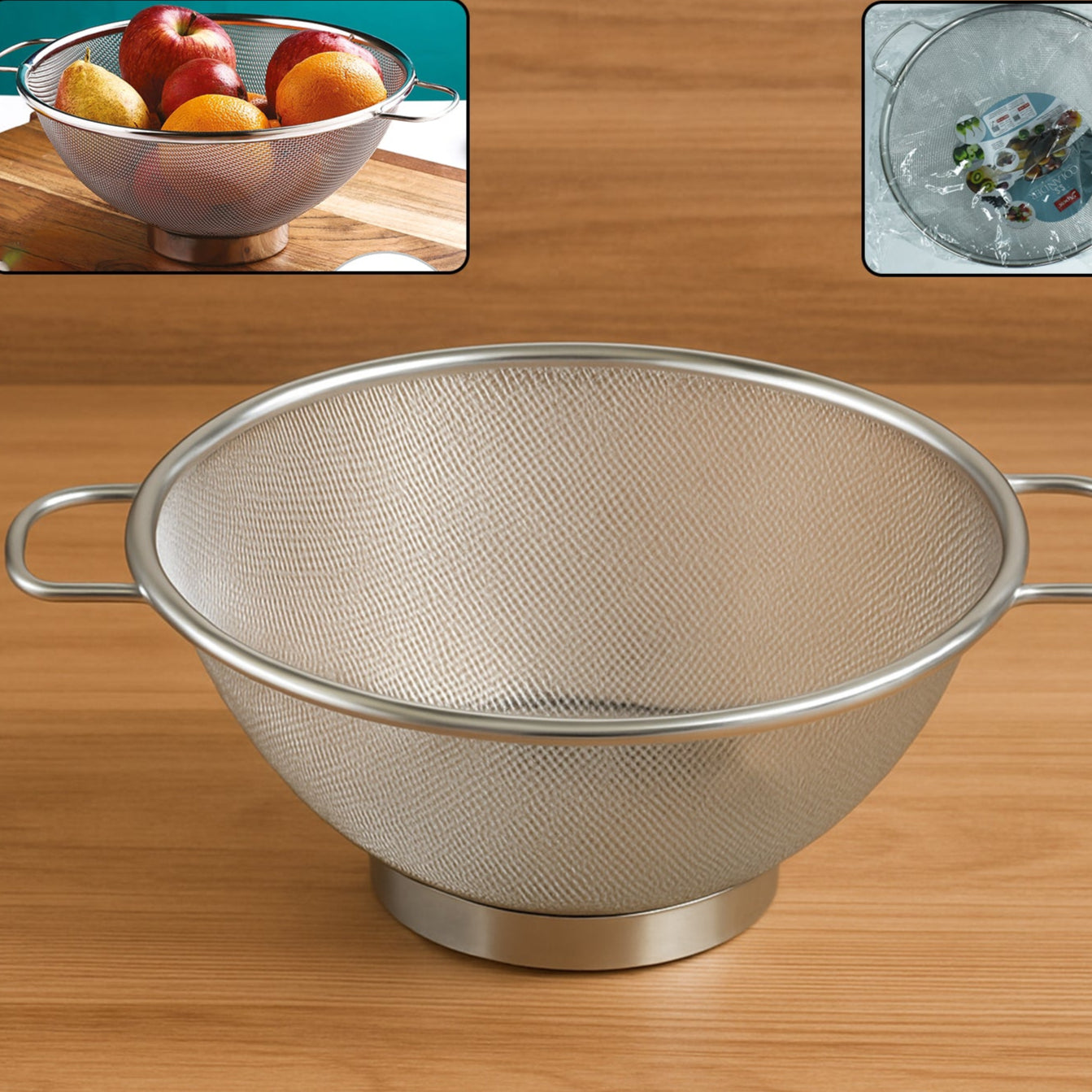 Apex Stainless Steel Mesh Colander - Happy Price - Image 1