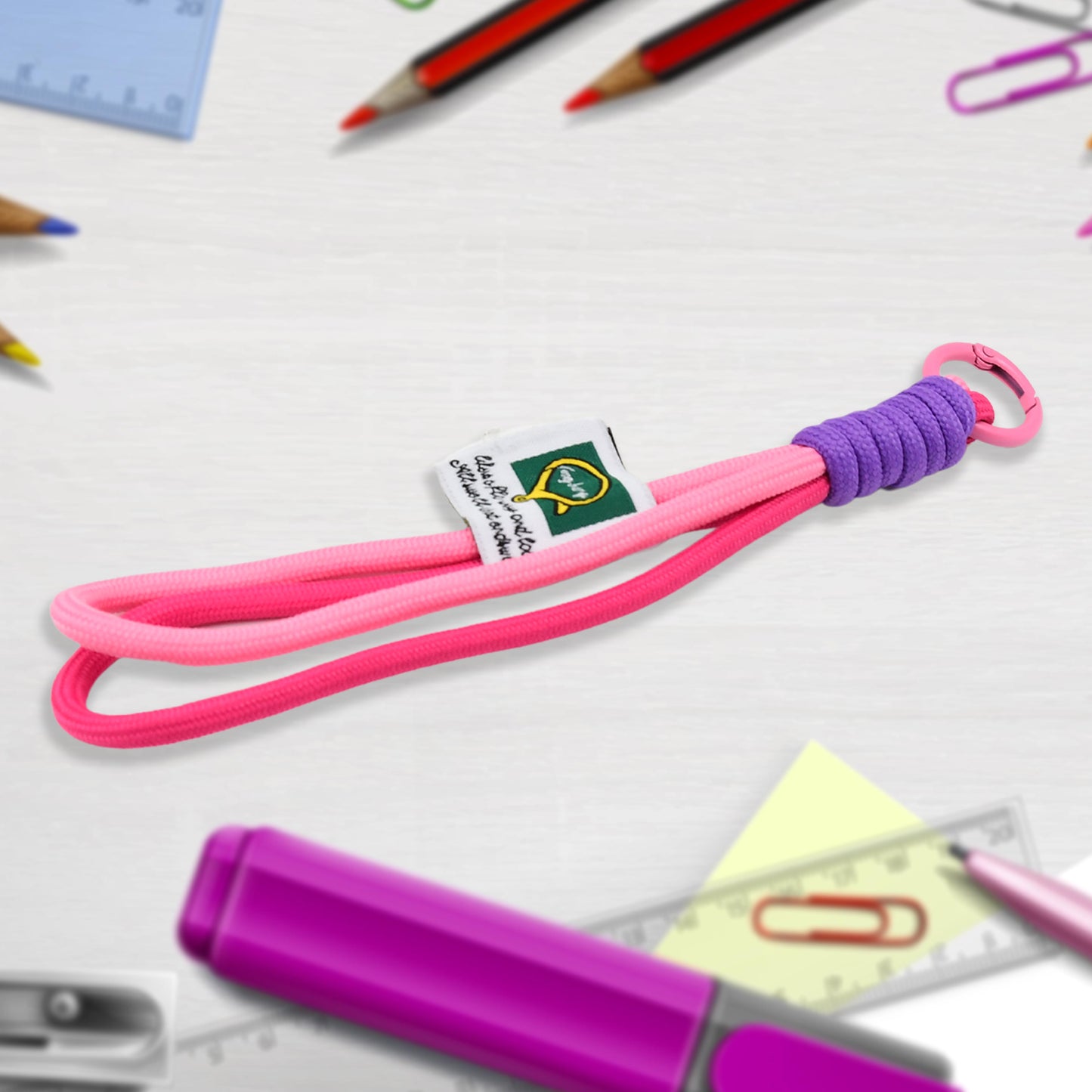 Multipurpose Hand Wrist Strap Lanyardwith Cellphone Phone Strap (1 Pc 7 Inch Multicolor) - Happy Price - Image 2