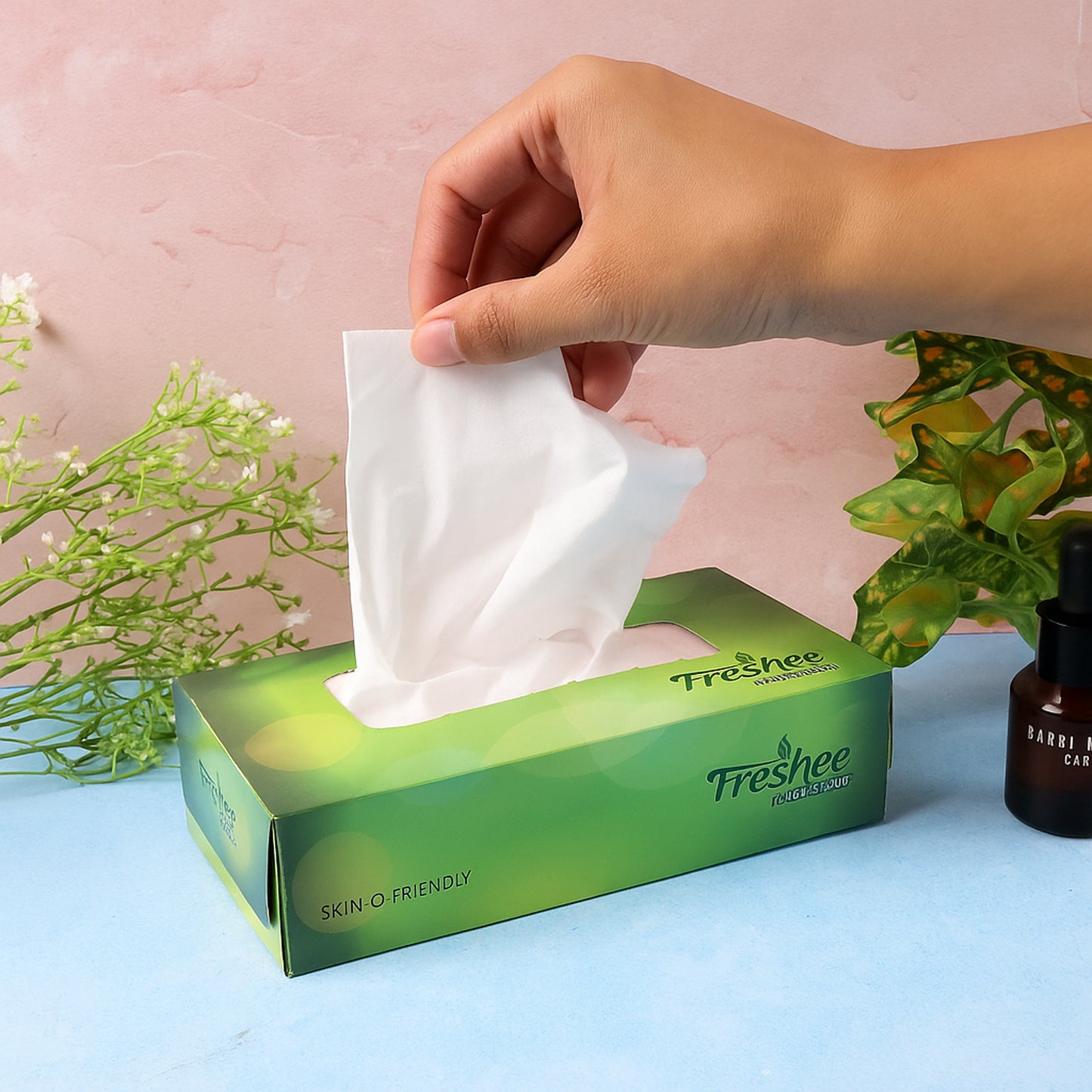 Gentle Facial Tissues - 100 Pcs Box, 18 x 20 cm - Happy Price - Image 2