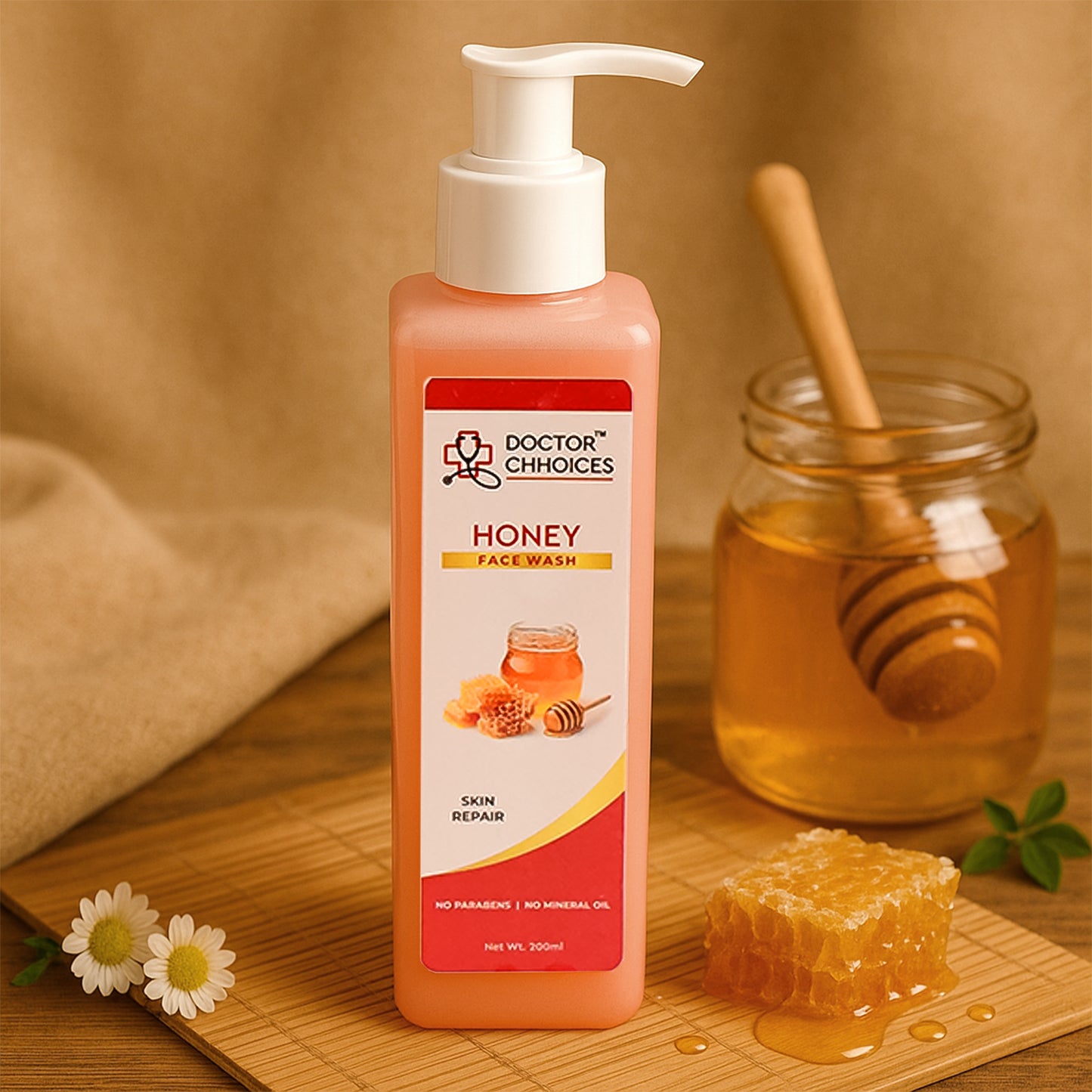 Doctor Chhoices Honey Face Wash 200ml (1 Pc) - Happy Price - Image 2