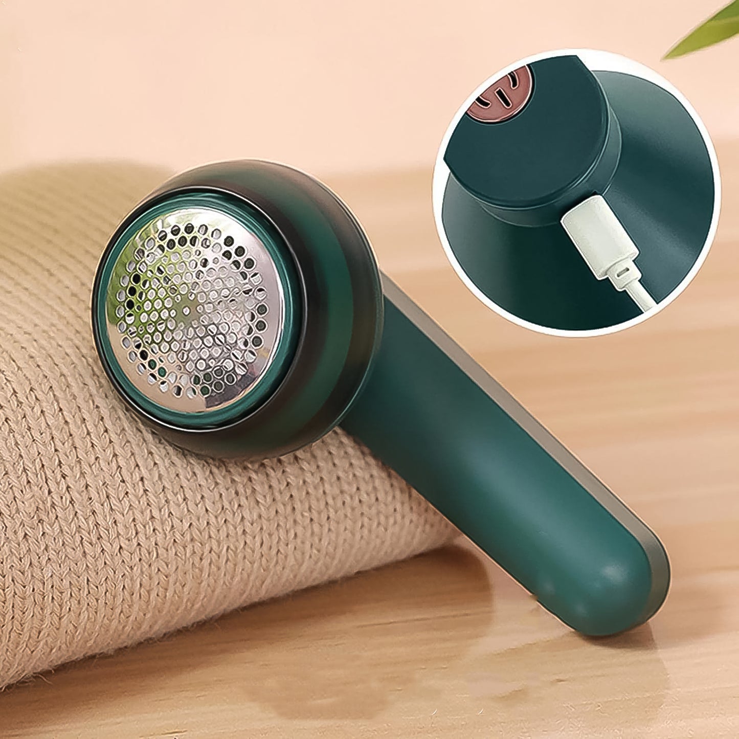 Portable Lint Remover With Usb Power Cable (1 Pc) - Happy Price - Image 3