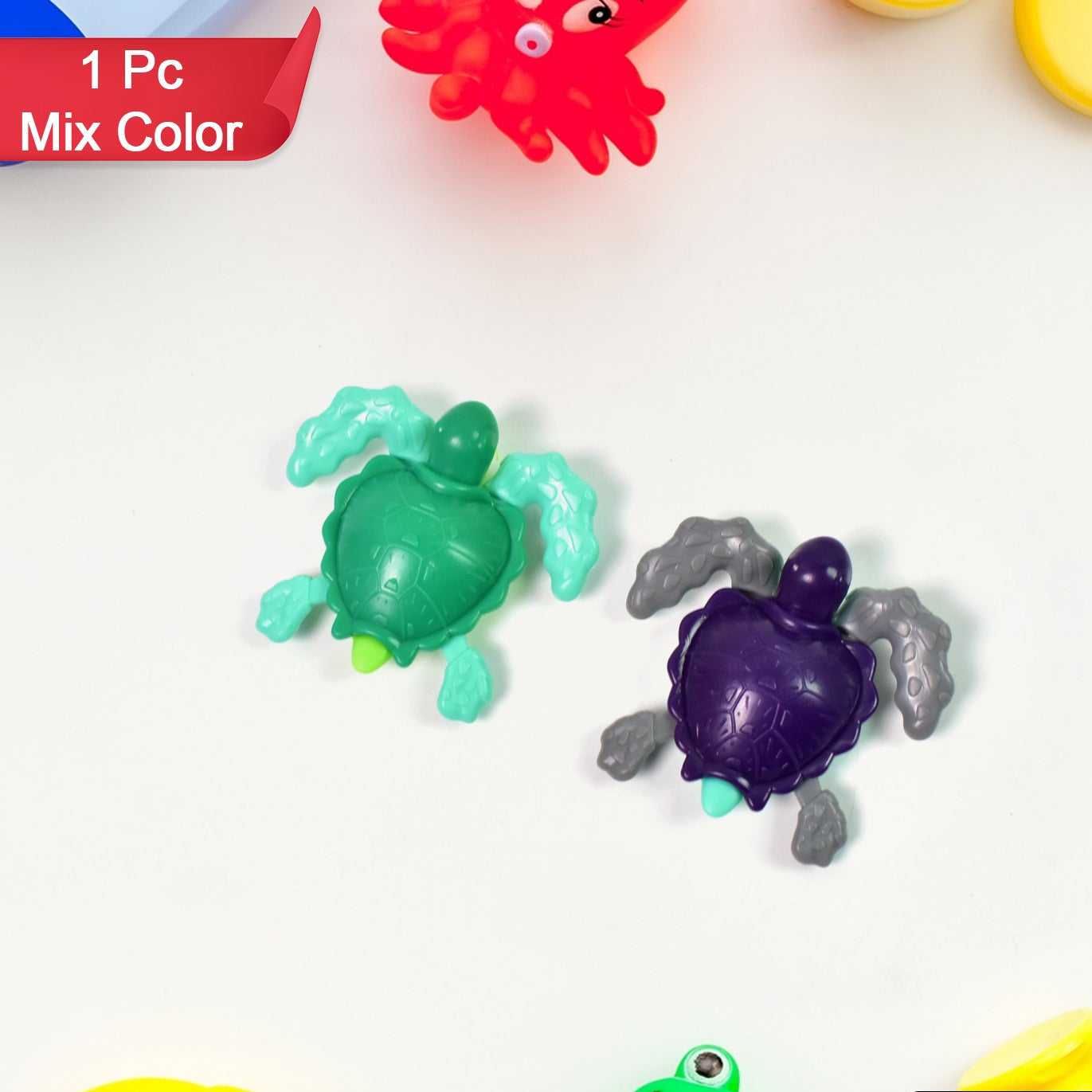 Small Diy Turtle Toy Mini Turtle Sea Turtle (1 Pc Mix Color Design) - Happy Price - Image 1