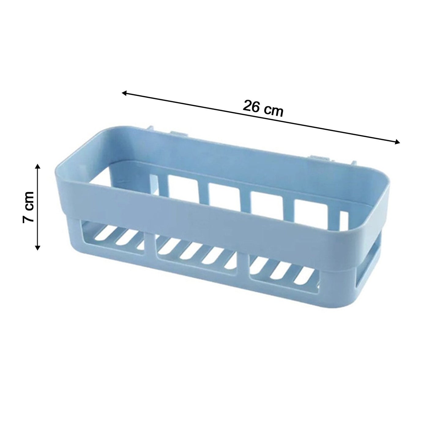 Abs Plastic Shower Corner Caddy Basket Shelf Rack With Wall Mounted Suction Cup For Bathroom Kitchen - Happy Price - Image 4