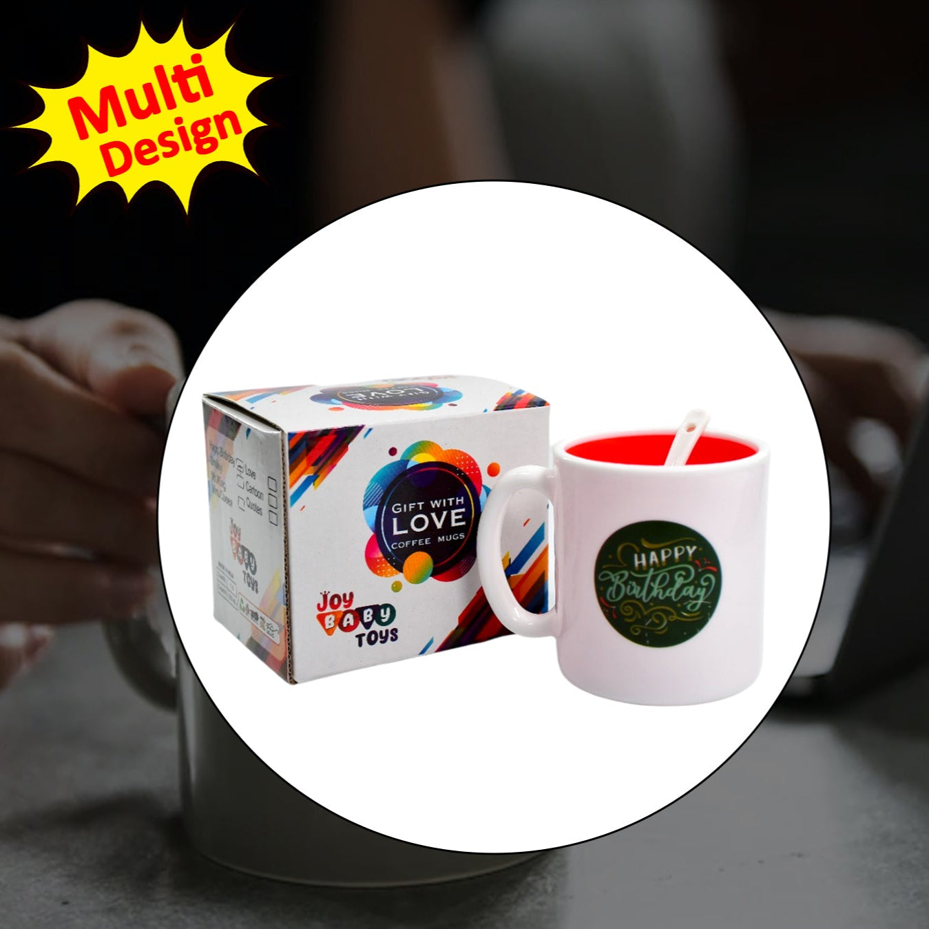 Mix Design Coffee Mug Used For Drinking And Taking Coffees And Some Other Beverages In All Kinds Of Places Etc. - Happy Price - Image 1