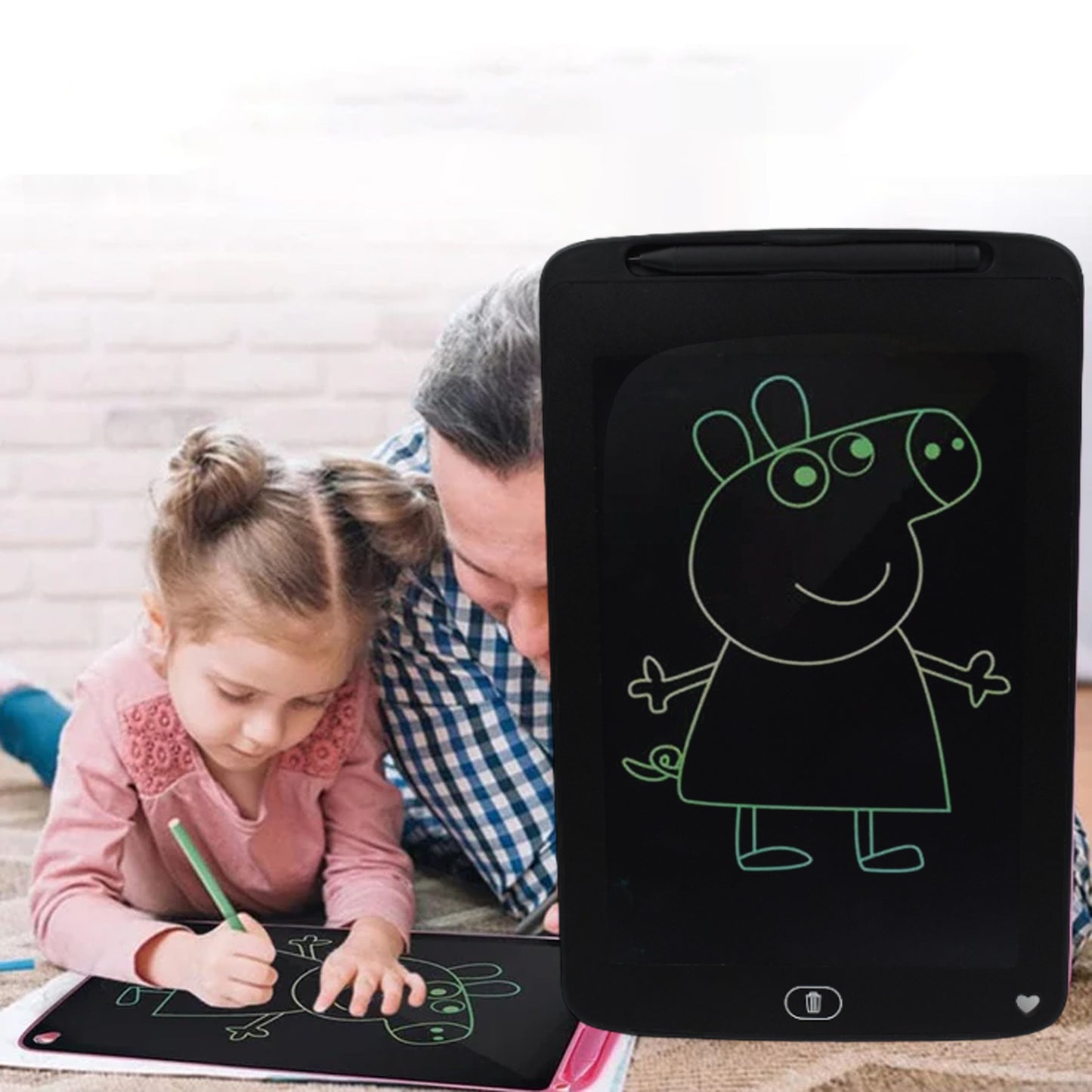 Portable Lcd Writing Board Slate Drawing Record Notes Digital Notepad With Pen Handwriting Pad Paperless Graphic Tablet For Kids 12 Inch - Happy Price - Image 5