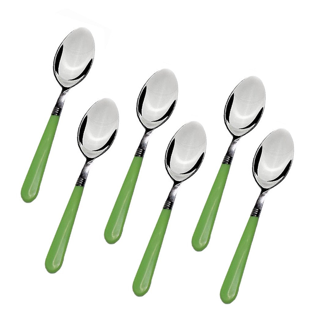 Stainless Steel Spoon With Comfortable Grip Dining Spoon Set Of 6 Pcs - Happy Price - Image 2
