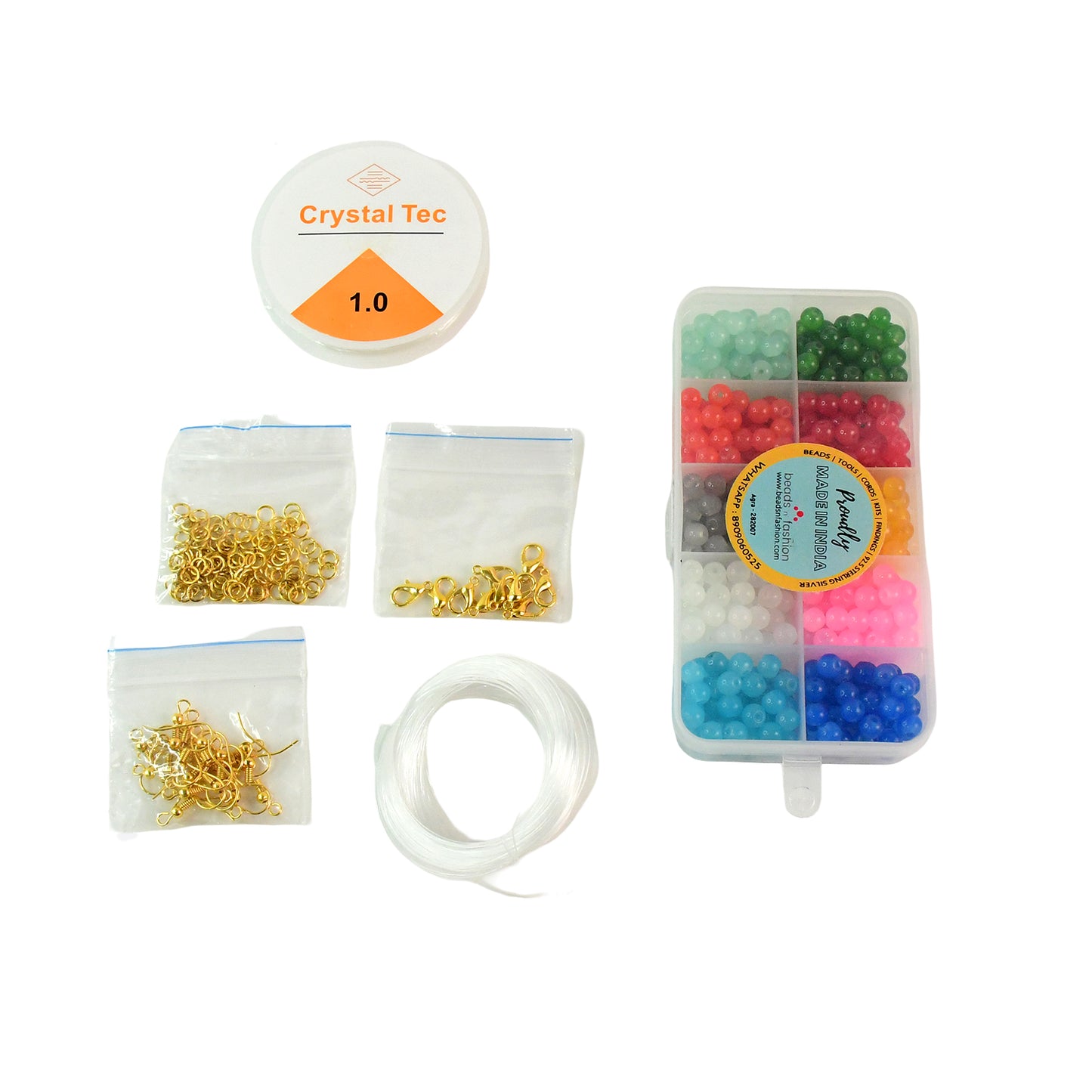 Premium Diy Jewellery Making Kit (1 Set) - Happy Price - Image 4