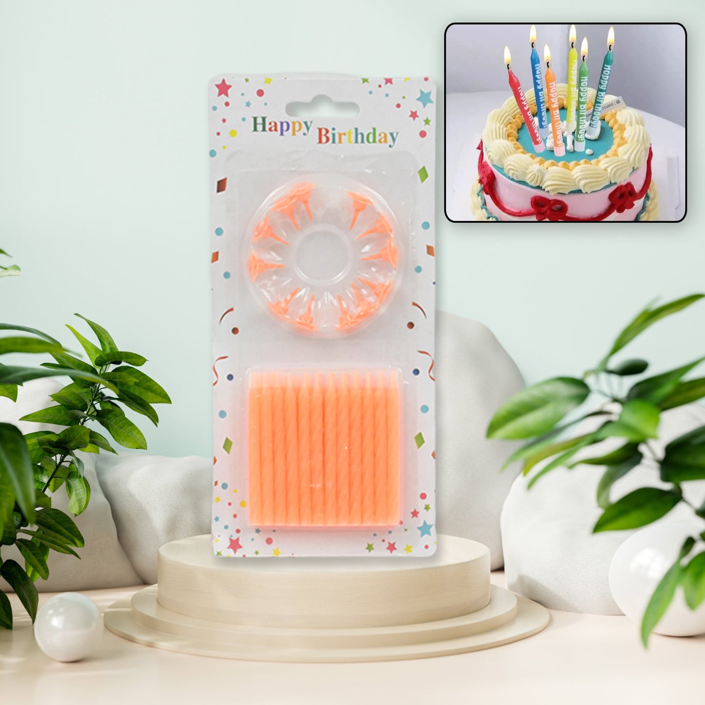 Birthday Party Candles (Pack Of 24 Pcs) - Happy Price - Image 2