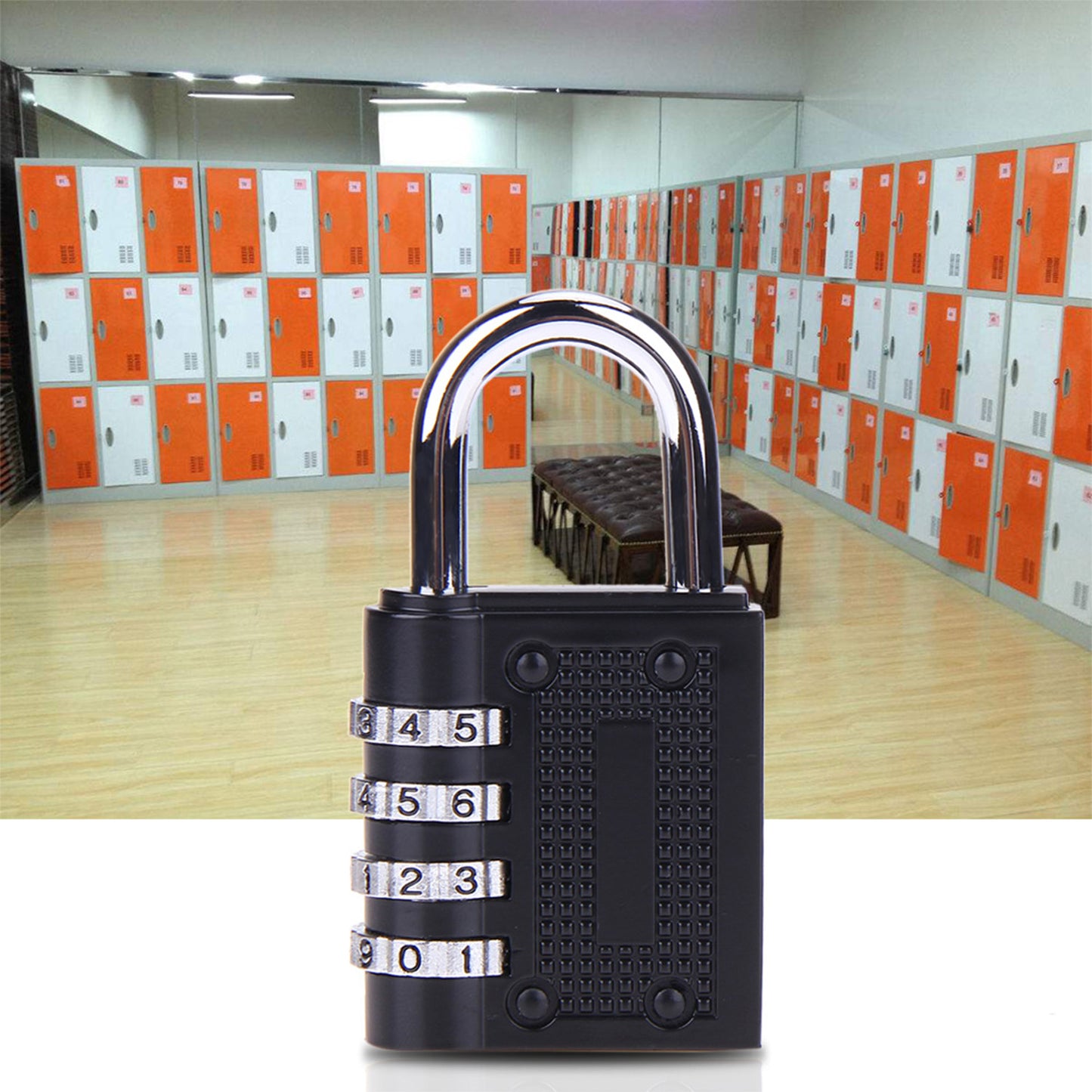 4-Digit Combination Padlock for Secure Locking - Happy Price - Image 3