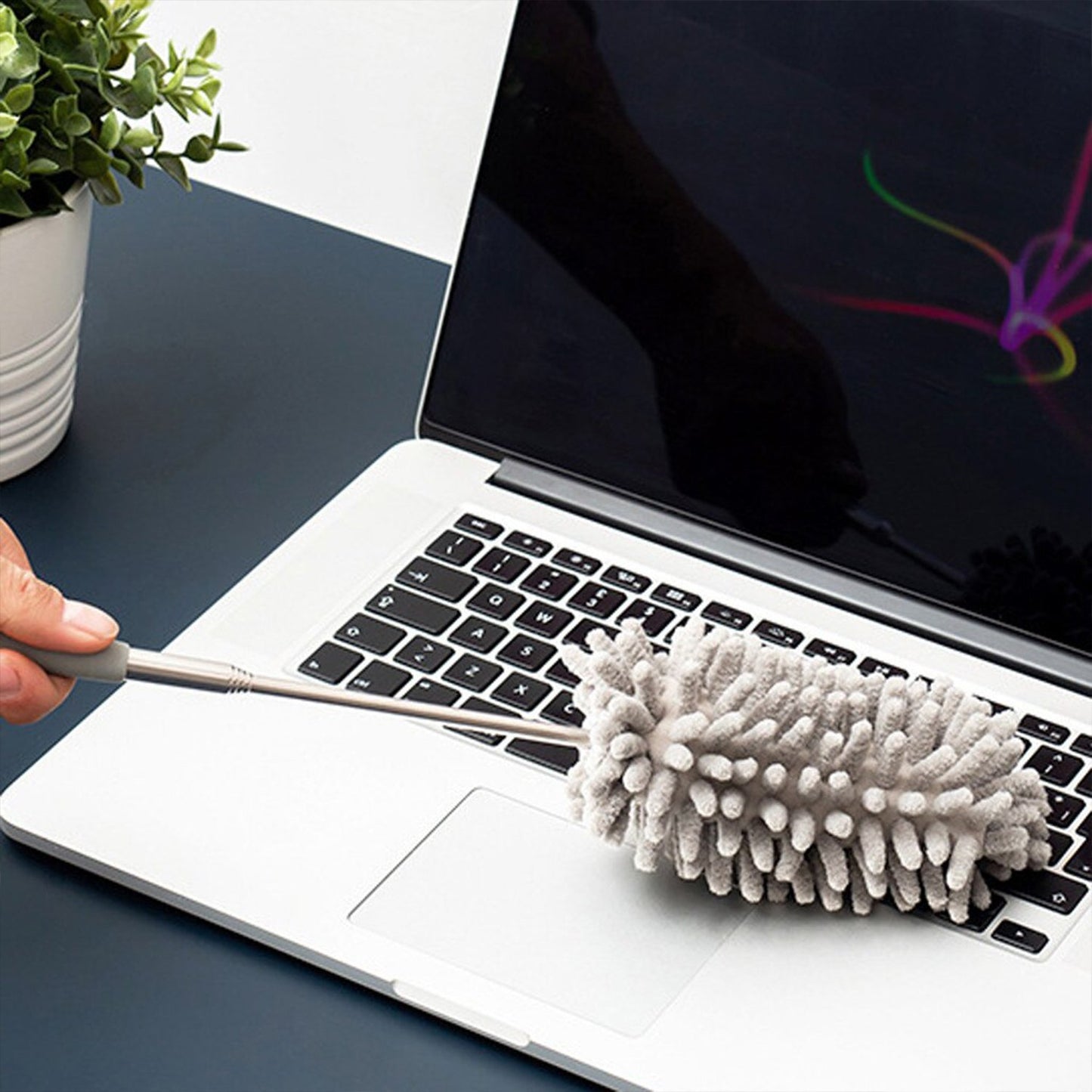 Multipurpose Microfiber Fan Cleaning Duster For Quick And Easy Cleaning - Happy Price - Image 4