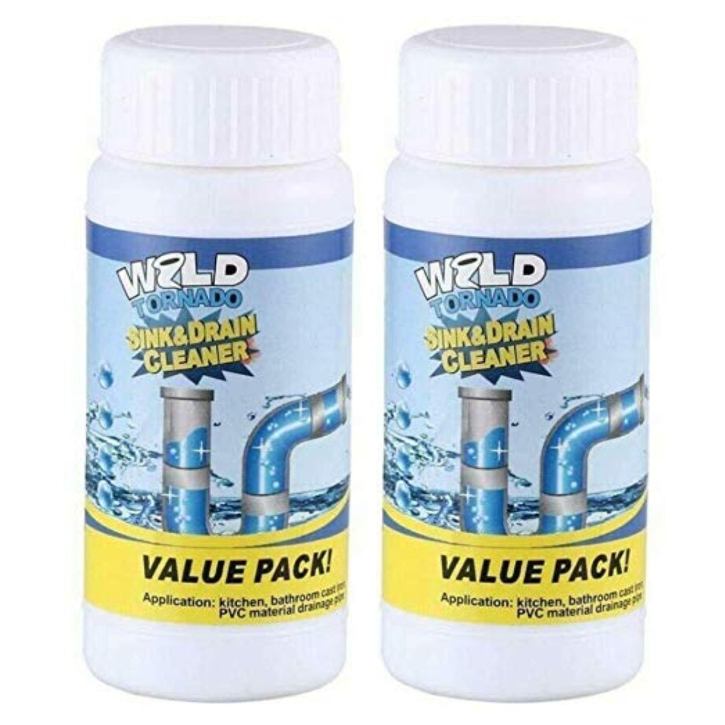 Powerful Sink And Drain Cleaner Portable Powder Cleaning Tool Super Clog Remover Chemical Powder Agent For Kitchen Toilet Pipe Dredging (110 Gm) - Happy Price - Image 3