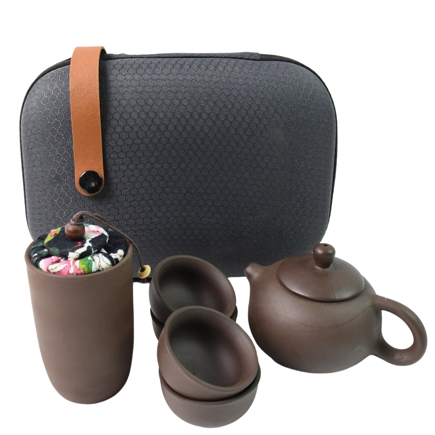 Portable Kung Fu Tea Set With A Portable Travel Bag (Set Of 6pcs) - Happy Price - Image 4