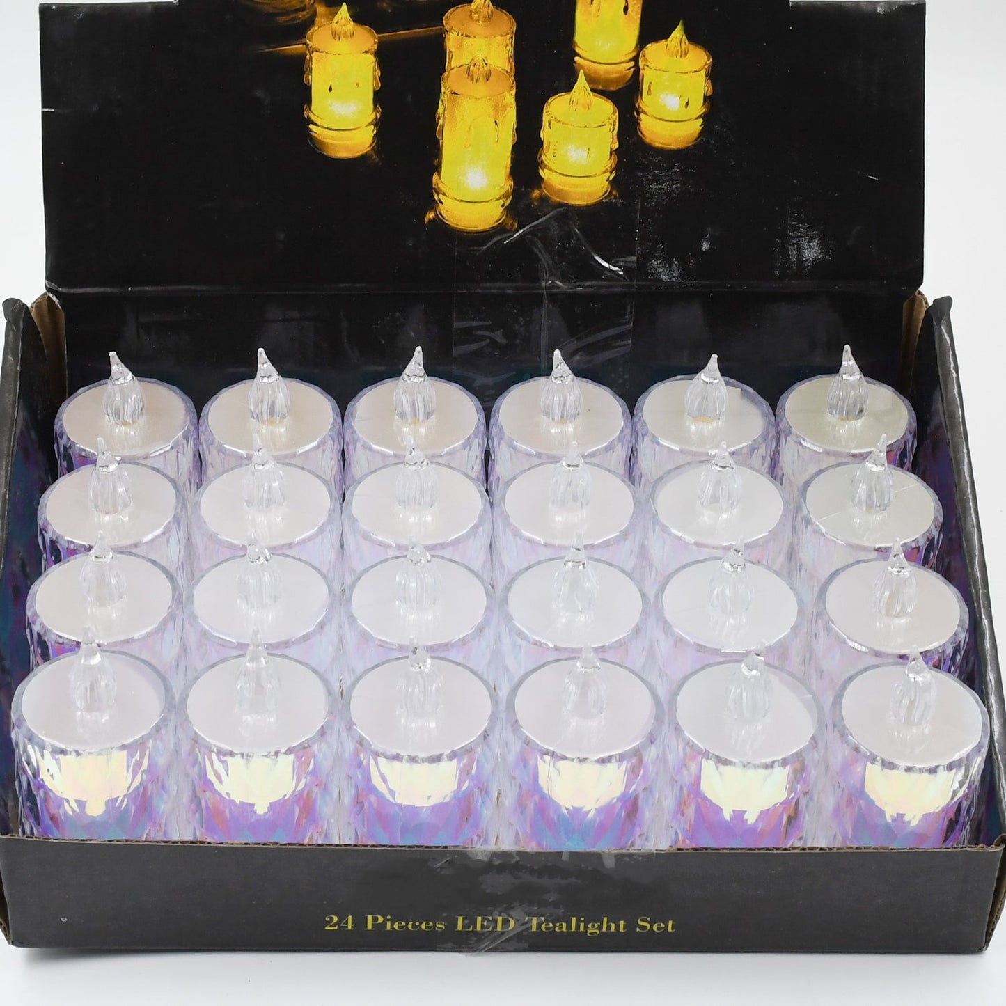 24 Pc Flameless And Smokeless Decorative Melting Candles Led Tea Light - Happy Price - Image 5