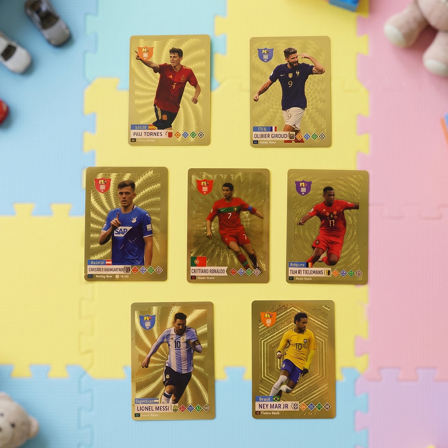 World Football Stars Trading Card Set - 1 Set Premium Collectible - Great Price - Image 3