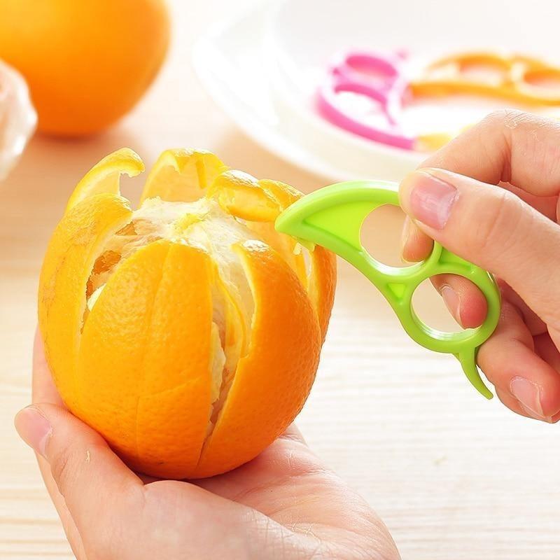 Snail Barker Creative Ring-shaped Ingenious Peeling Orange - Happy Price - Image 5