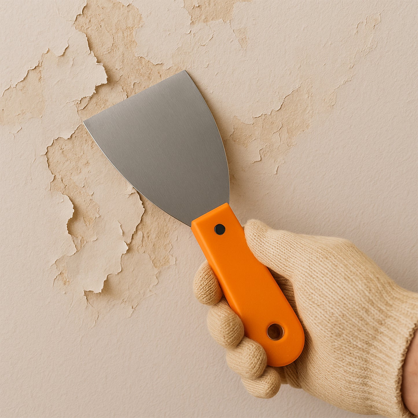 Flexible Steel Putty Knife with Comfort Grip Handle (1 Pc) - Happy Price - Image 5