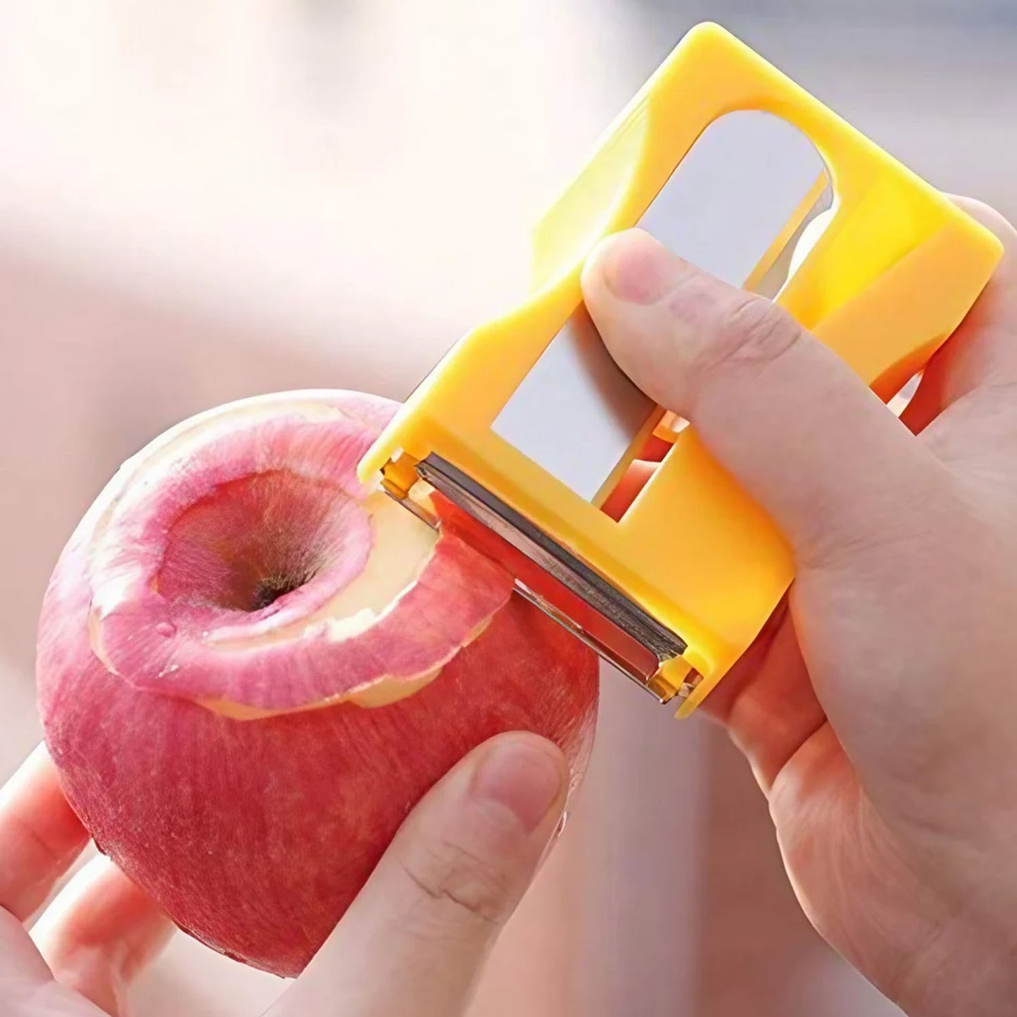 Dual Action Vegetable Peeler & Sharpener Tool - 1 Pc - Happy Price - Image 6