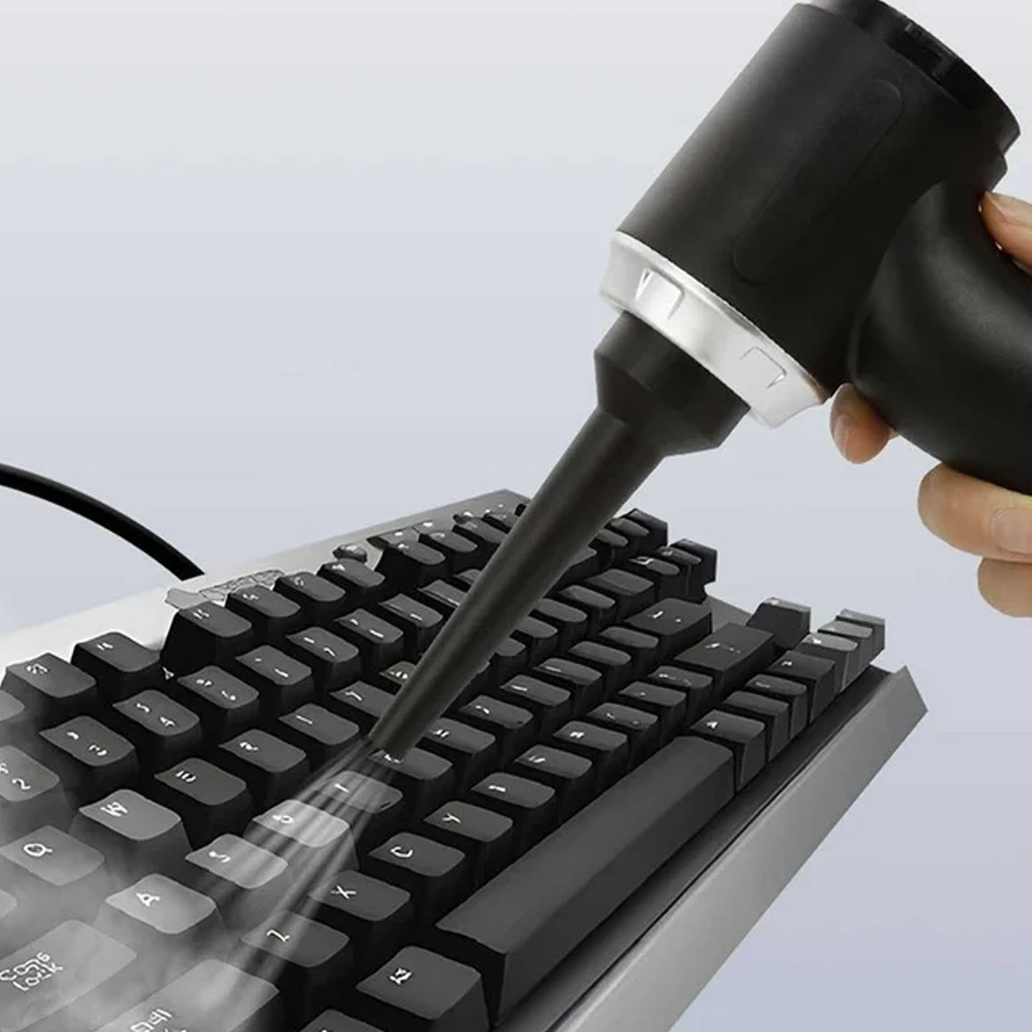 3-in-1 Rechargeable Mini Vacuum Cleaner & Air Blower - Portable Cordless Dusting Tool - Happy Price - Image 2