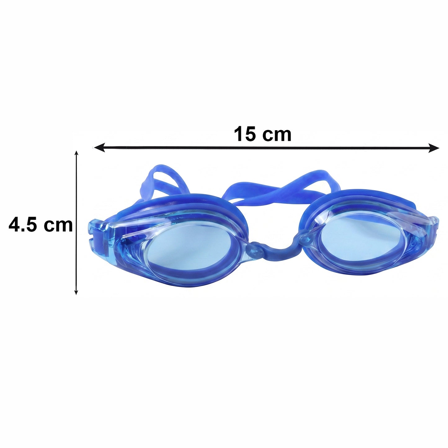 Kids Durable Swimming Goggles With Soft Cushion Seal And Adjustable Head Strap 1 Pc