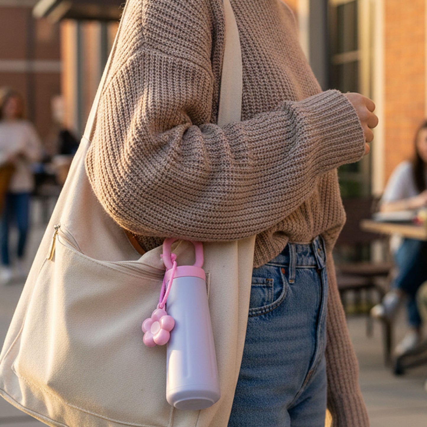 450 ML Cute Portable Water Bottle with Hanging Loop - 1 Pc - Great Price - Image 6
