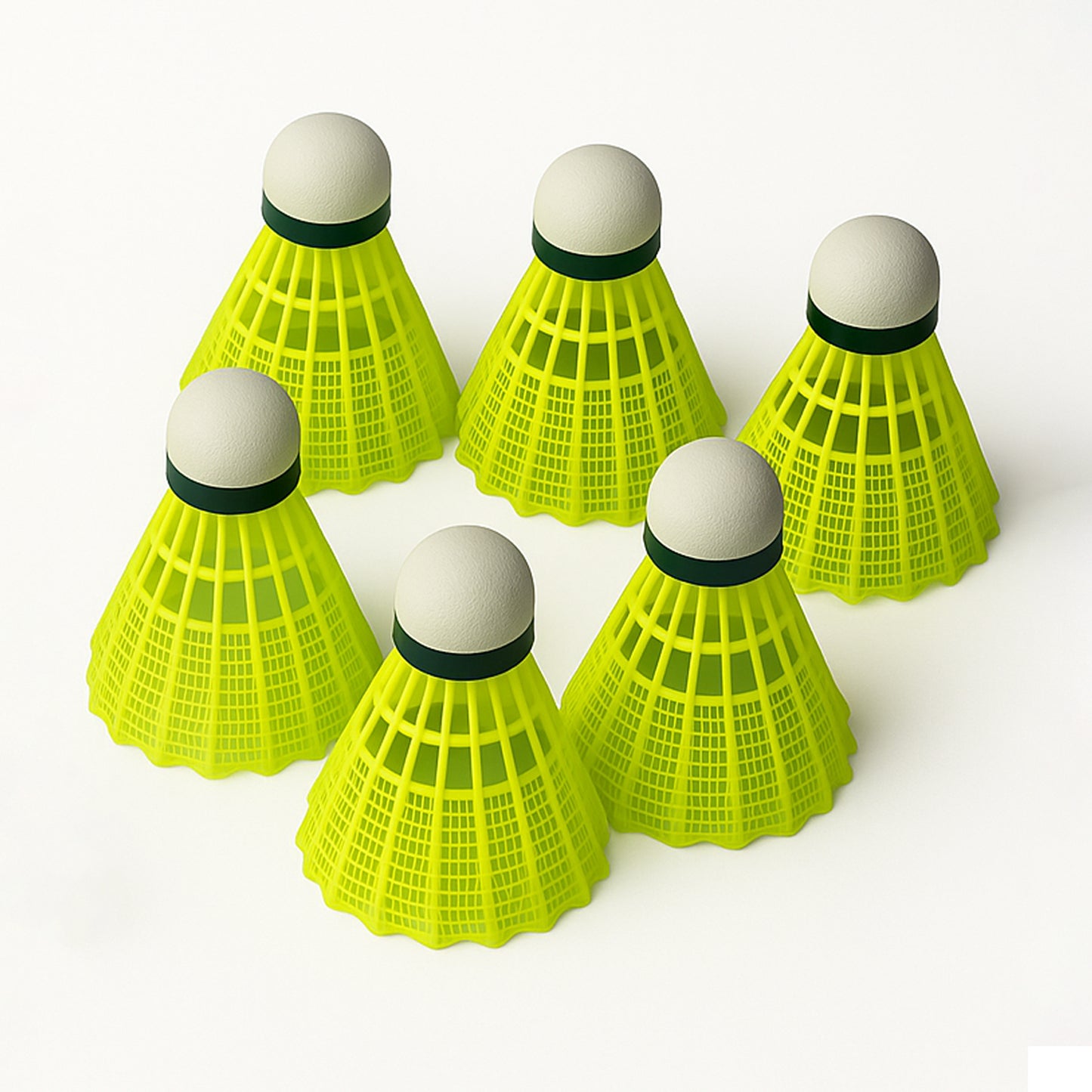 Durable Badminton Shuttlecocks - 6 Pcs Set for Consistent Flight - Great Price - Image 3