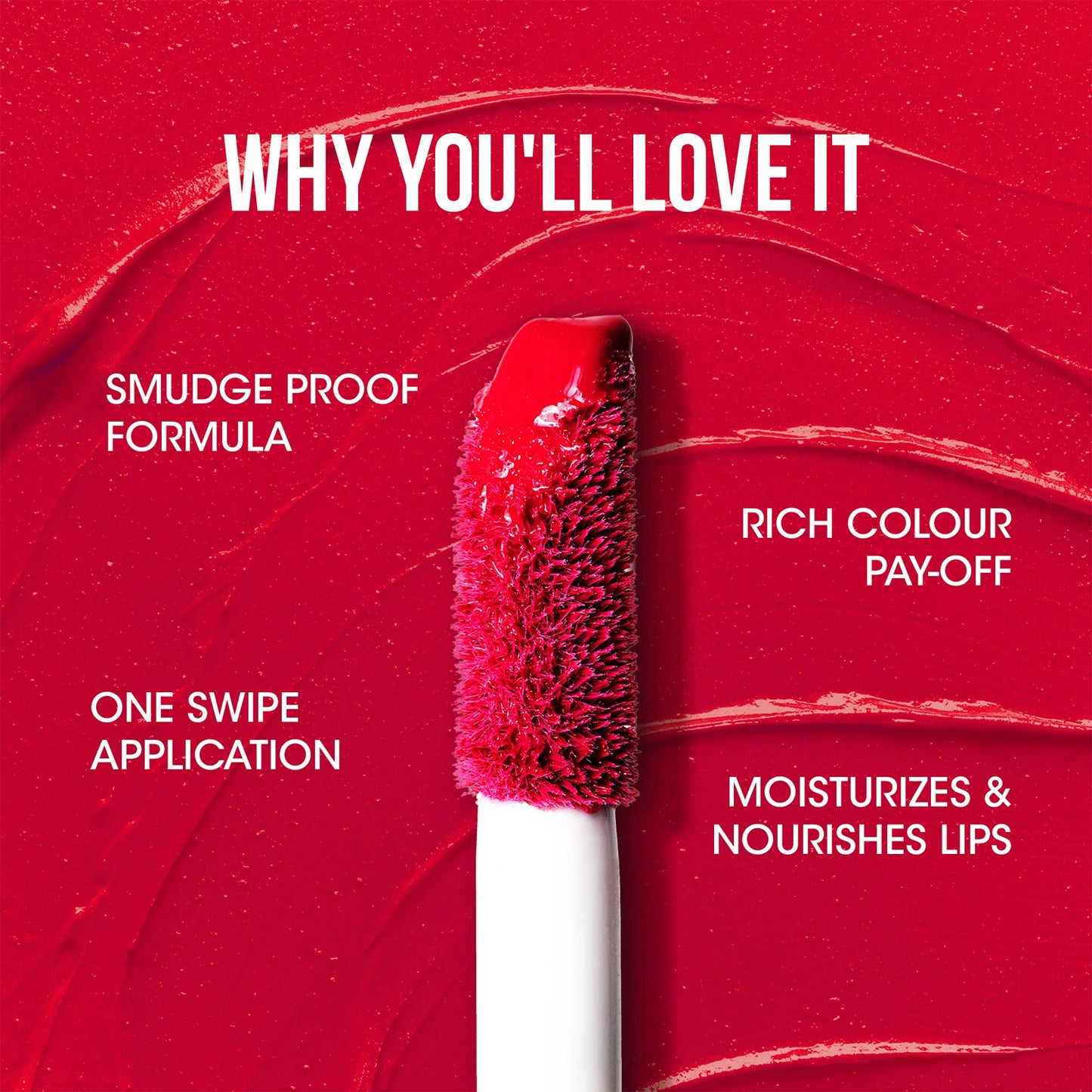 OG Beauty Red Rush Liquid Lipstick - 4.5 ML, Matte Finish - Happy Price - Image 5