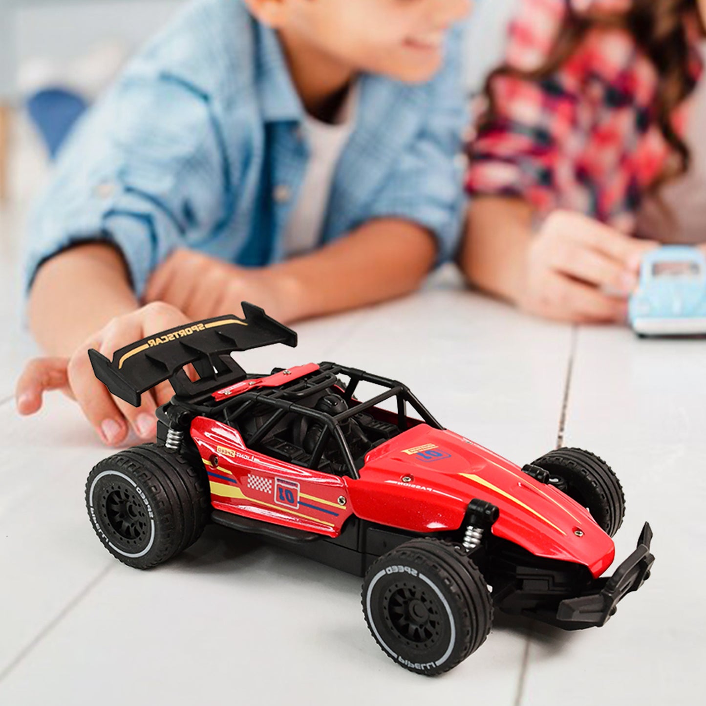 Red RC Off-Road Sports Car Toy - 1 Set - Great Price - Image 4