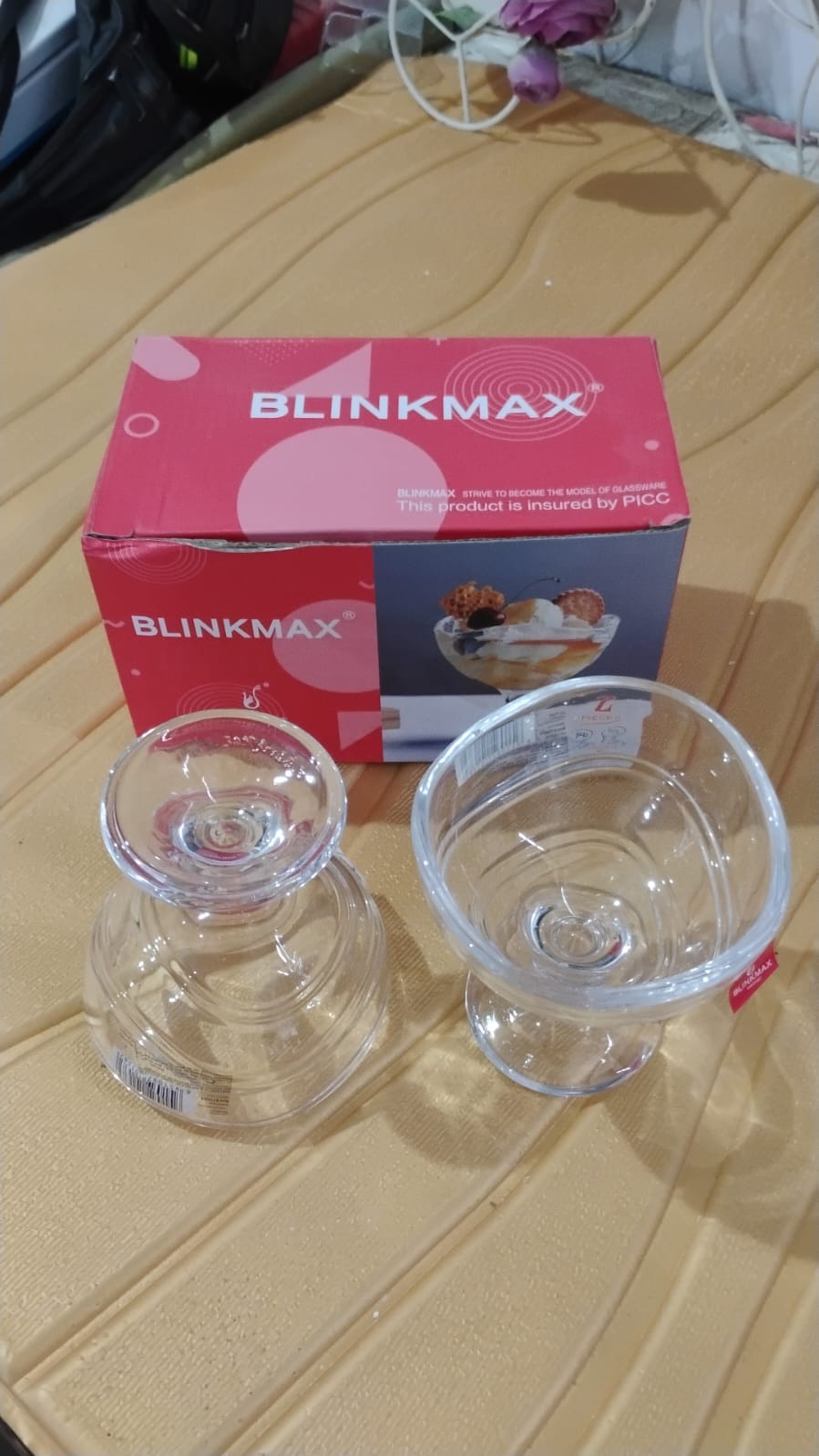 Set of 2 Glass Dessert Bowls - Elegant Footed Ice Cream Cups for Sundaes & Parfaits - Great Price - Image 7