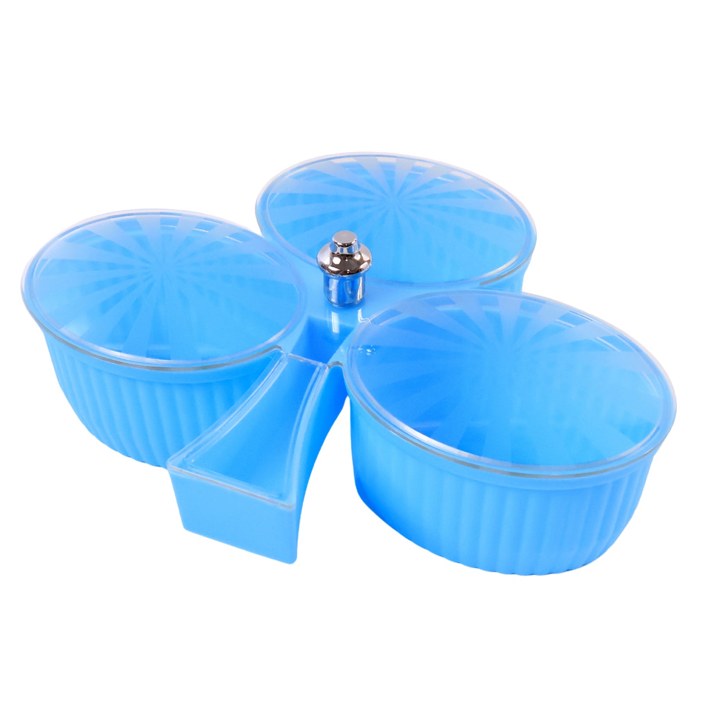 Premium 3-compartment Revolving Dry Fruit Box (1 Pc) - Happy Price - Image 2