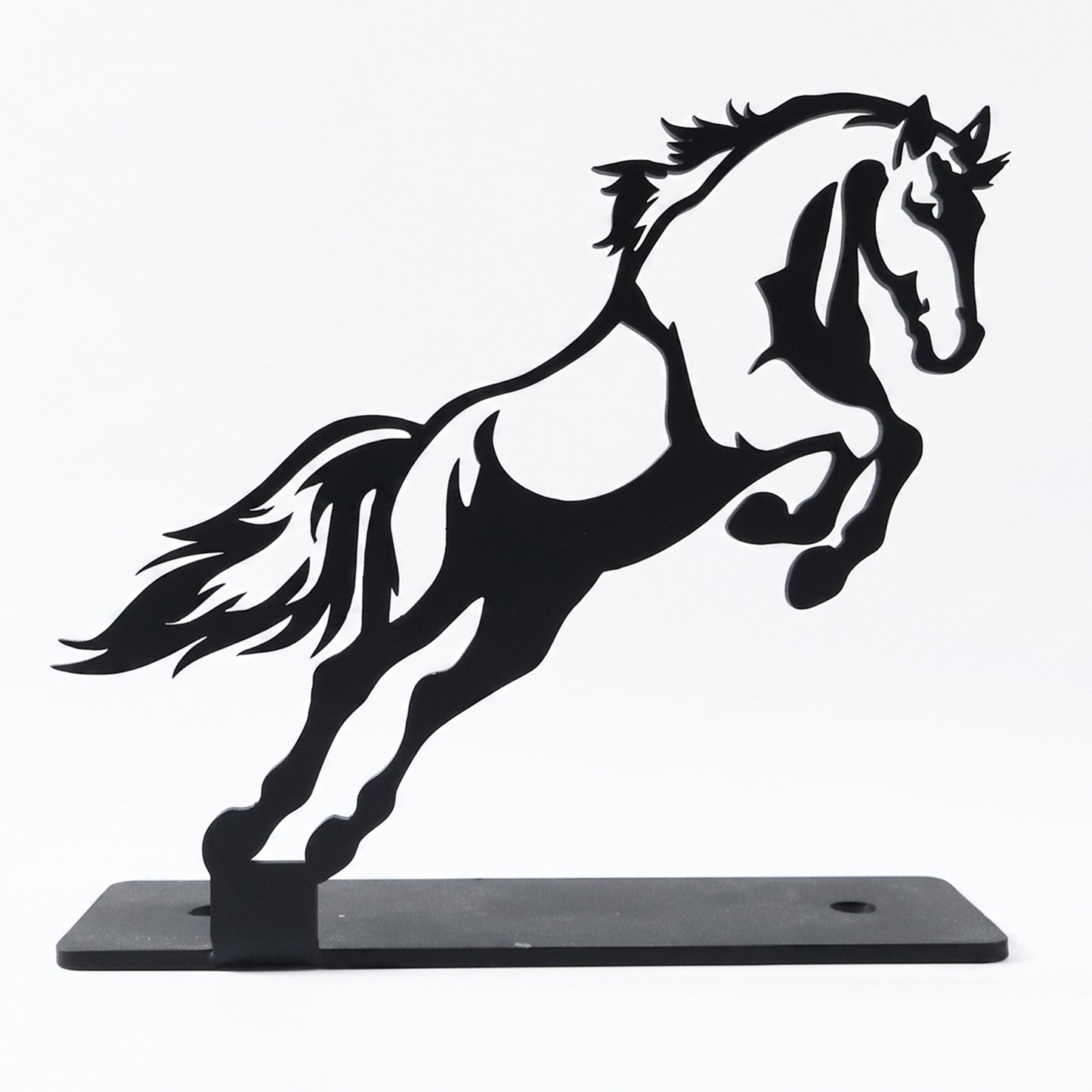 Elegant Black Iron Horse Figurine for Tabletop Display (1 Pc) - Great Price - Image 4