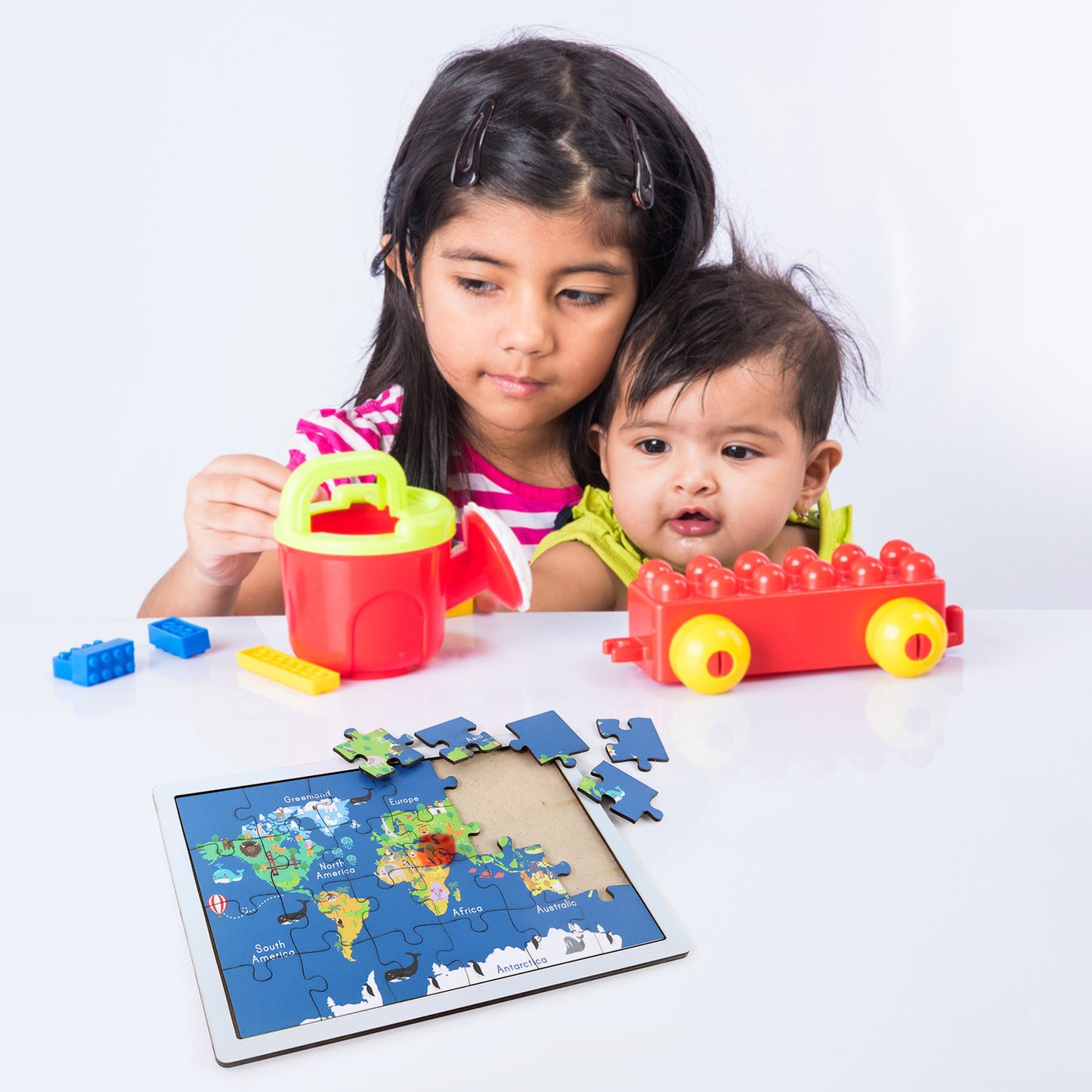 Wooden World Map Puzzle for Kids - Educational Geography Learning Toy (1 Set) - Happy Price - Image 4
