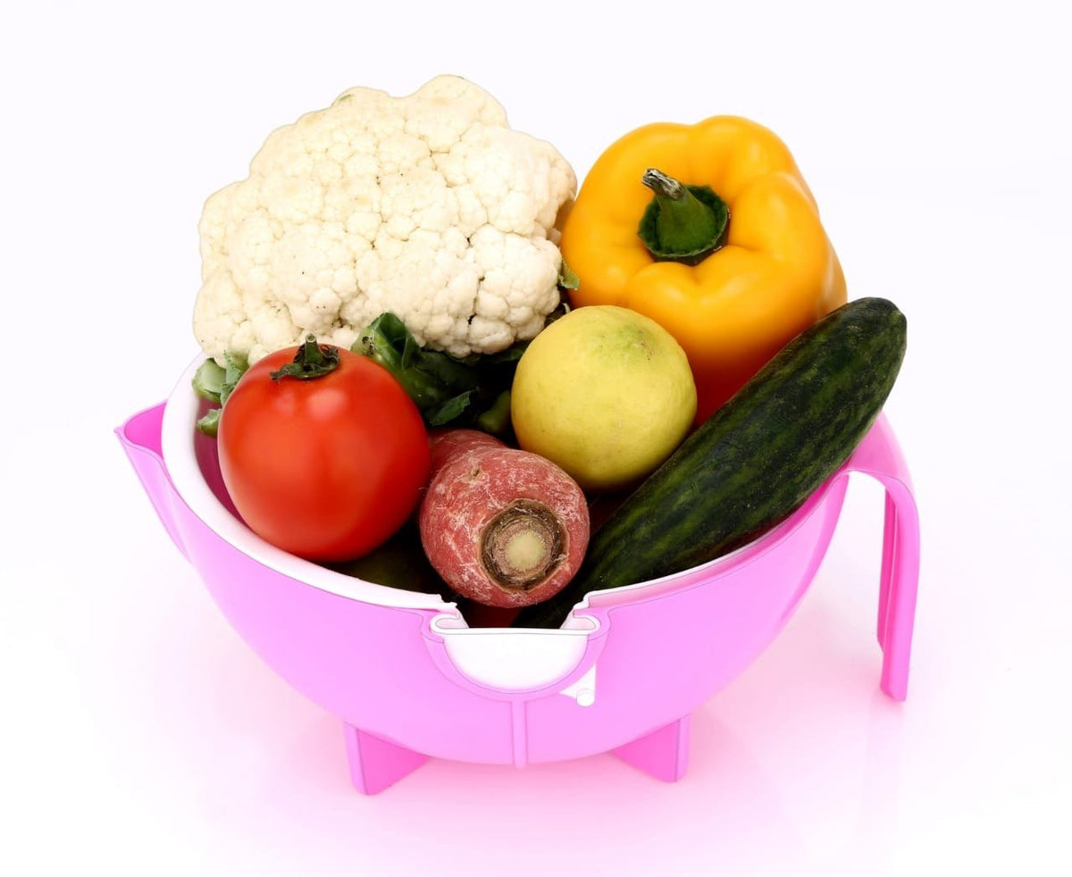Multifunctional Vegetable Fruits Cutter Shredder With Rotating Drain Basket - Happy Price - Image 7