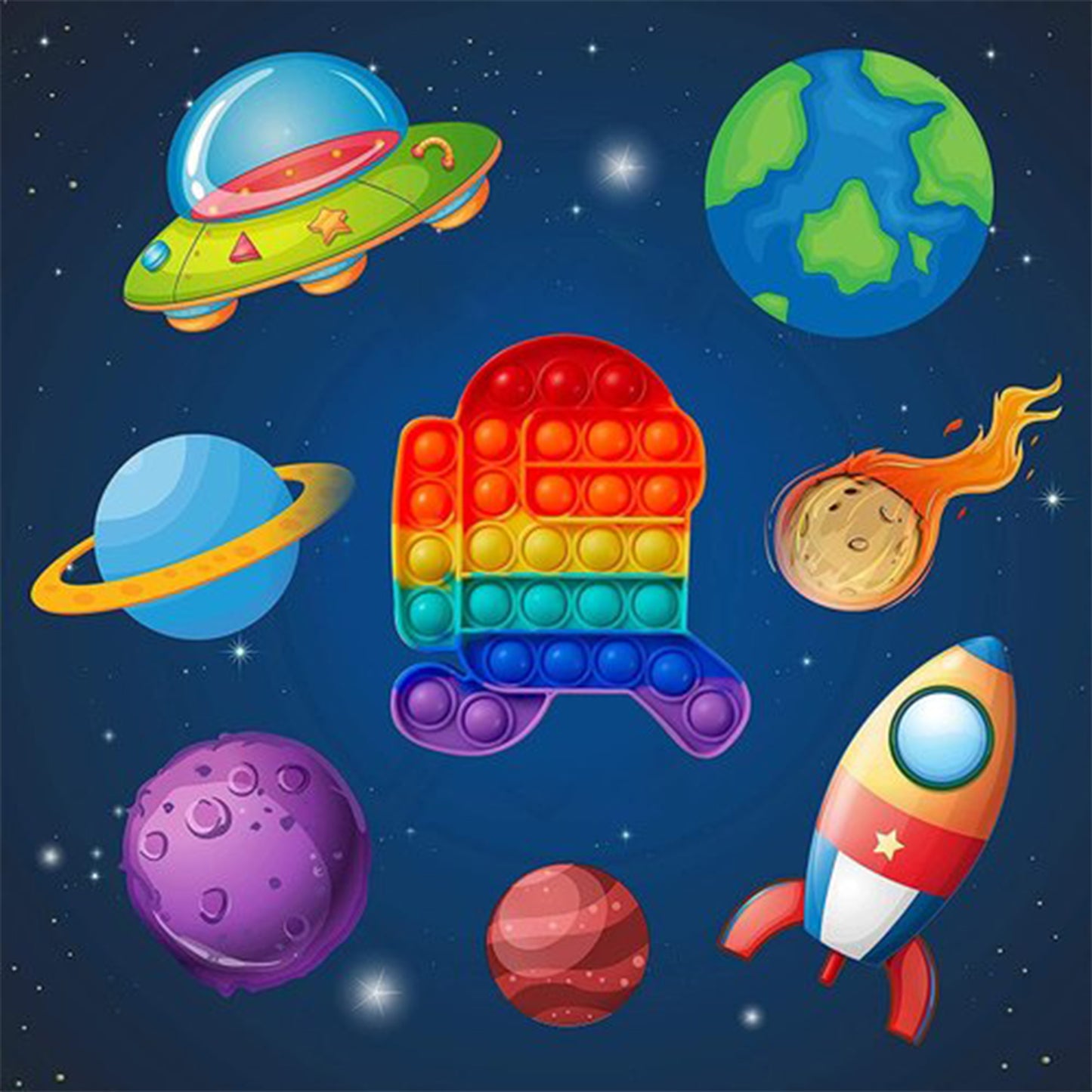 Among Us Character Running Fidget Toy for Kids and Adults - Happy Price - Image 3