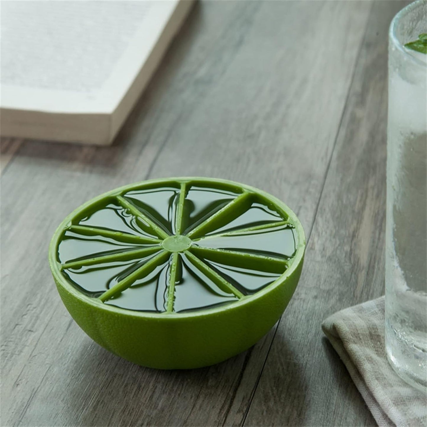 Lemon Shape Flexible Silicone Ice Cube Tray 8-slot Round Ice Mold (1 Pc) - Happy Price - Image 5