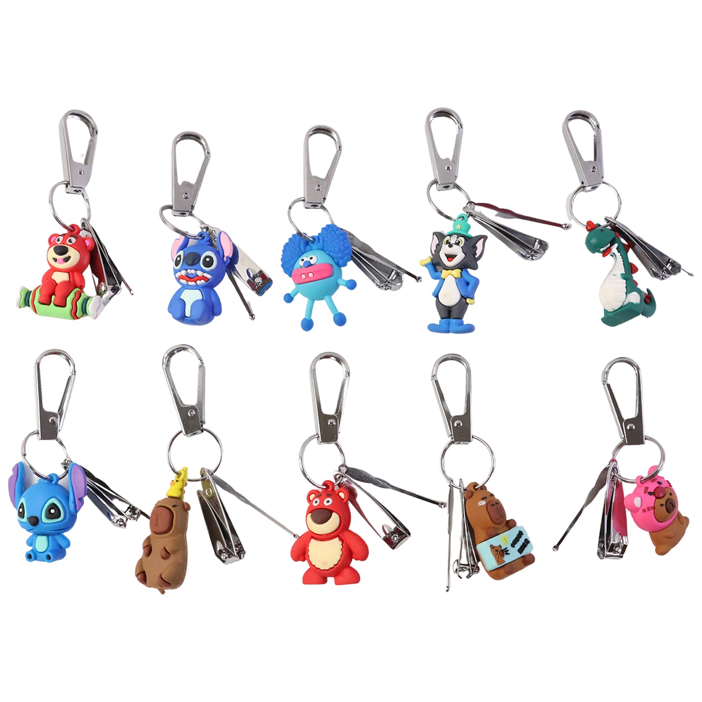 Cartoon Nail Cutter Keychain - Mini Clipper with Keyring (1 Pc) - Happy Price - Image 5