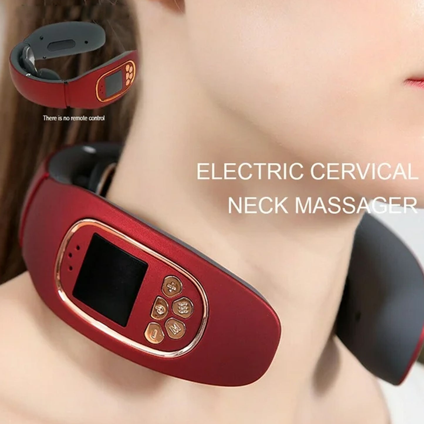 3 Heads Smart Electric Neck And Back Pulse Massager (1 Pc) - Happy Price - Image 5