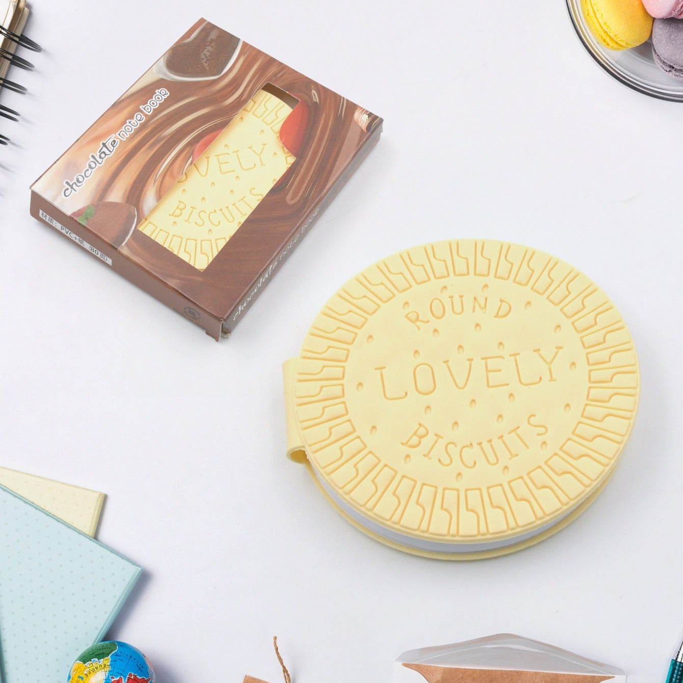 4144 Round Chocolate Diary Notebooks Original Chocolate Smell Writing Practice Book Early Learning Copybook Premium Chocolate Book ( 1pc Book ) - Happy Price - Image 1