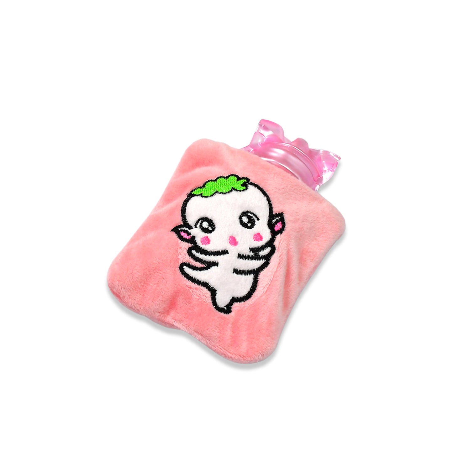 Pink Cartoon Hot Water Bag with Soft Cover for Pain Relief & Warmth - Happy Price - Image 7