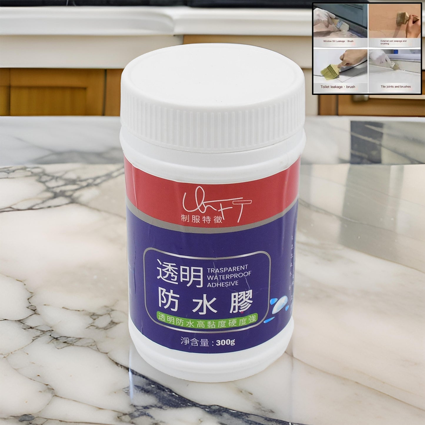 Transparent Waterproof Glue 300g Without Brush (1 Pc) - Happy Price - Image 2