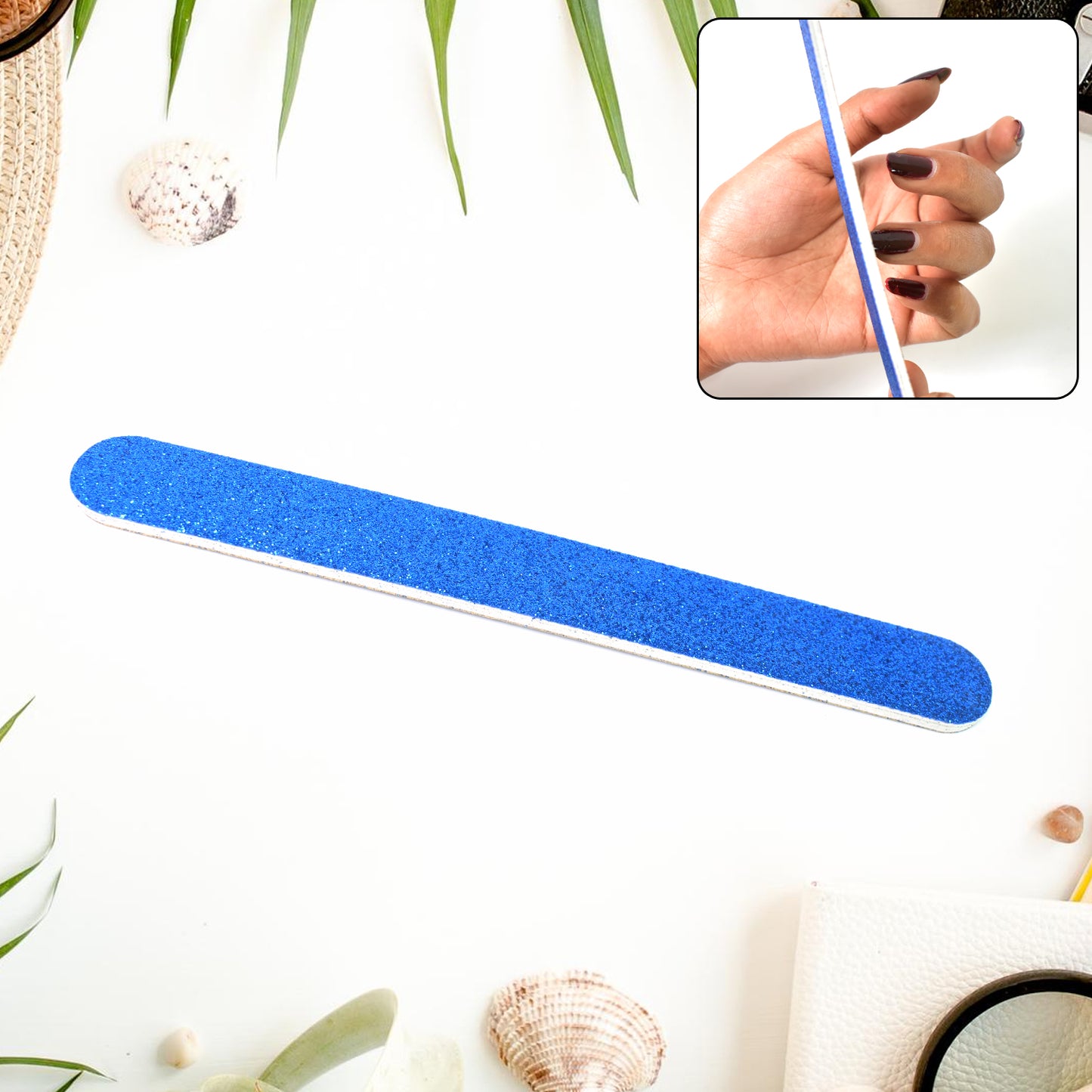 Professional Nail Filer Double Sided For Nail Shaper Nail File ( 18 Cm ) - Happy Price - Image 2