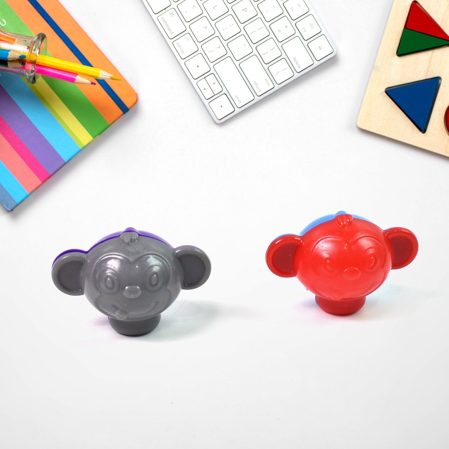 Cartoon Money Shape Pencil Top Promotional Toys (1 Pc Mix Colour Design) - Happy Price - Image 4