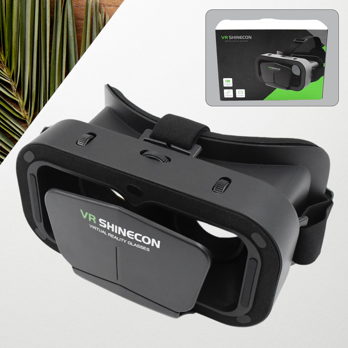 3d Vr Headset Compatible With Iphone Android Virtual Reality Vr Goggles For 3d Vr Movies Video Games (1 Pc) - Happy Price - Image 2