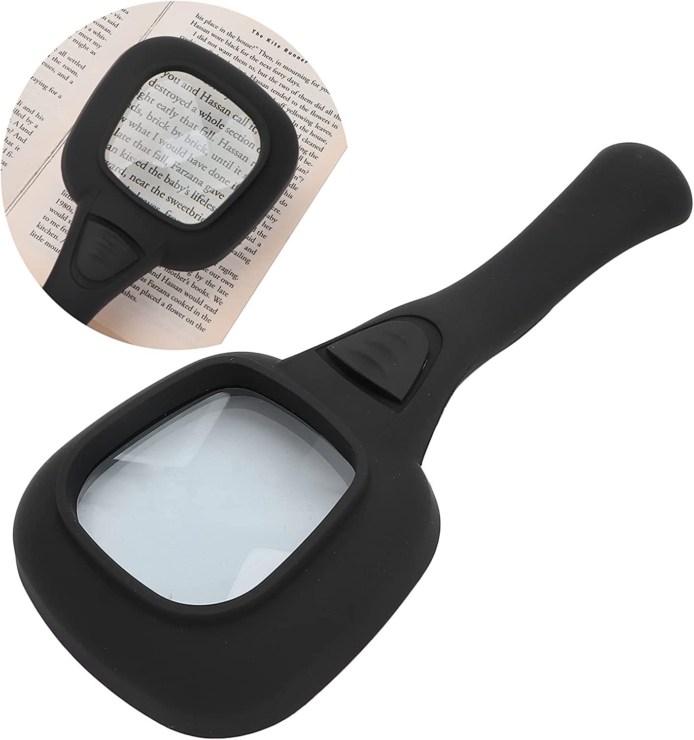 Handheld Magnifying Glass 6 Led Illuminated Lighted Magnifier For Seniors Reading Soldering Inspection Coins Jewelry Exploring - Happy Price - Image 2