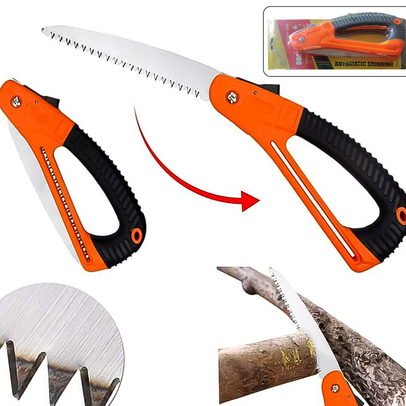 15 Inch Mini Pruning Folding Saw (1 Pc) - Happy Price - Image 1