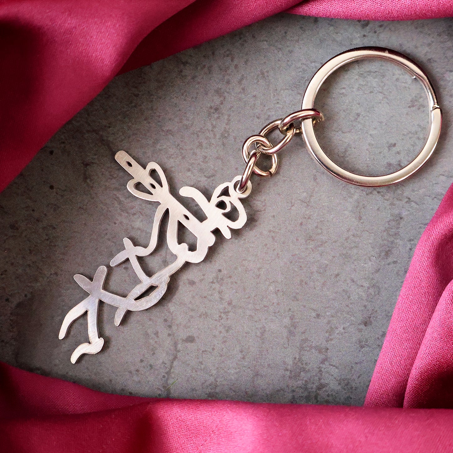 Krishna Flute Stainless Steel Keychain (1 Pc) - Spiritual Car & Bike Keyring - Happy Price - Image 4