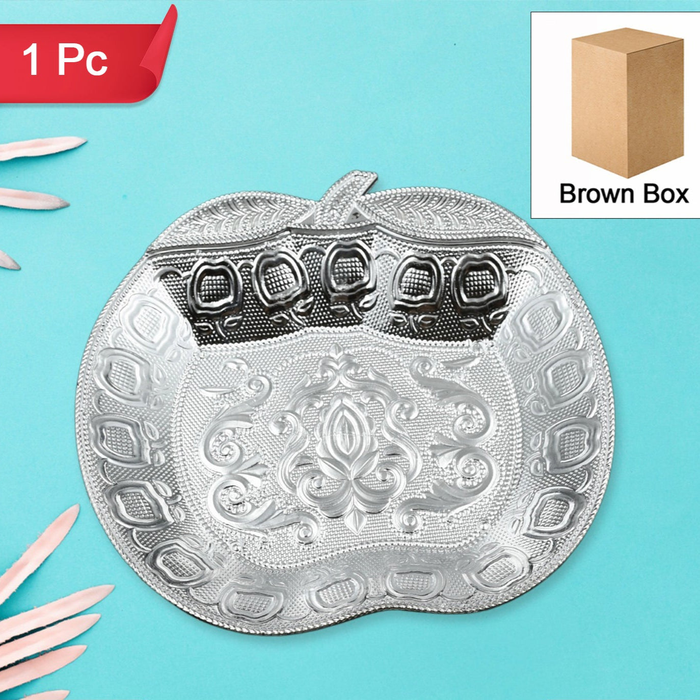 Decorative Mukhwas Serving Tray Serving Mukhwas Plate Fancy Candy Tray Dry Fruit Serving Tray (1 Pc Set) - Happy Price - Image 1